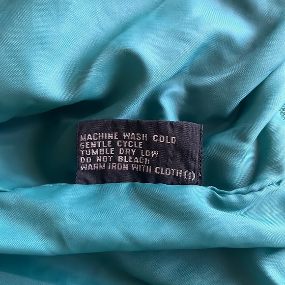 MEMBERS ONLY JACKET size 42 mens. Teal. So cool. - Picture 6 of 8